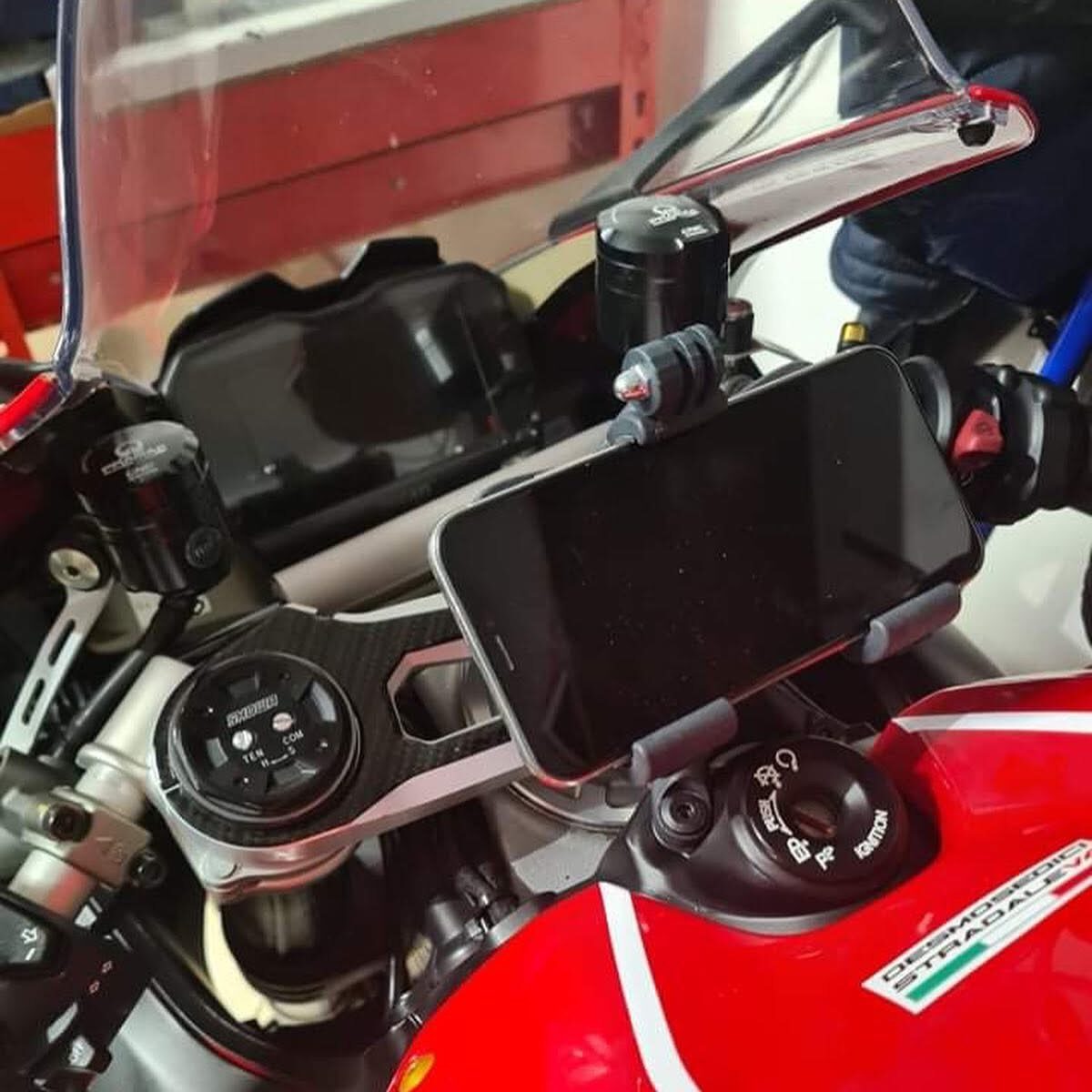 Supporto Smartphone Piastra Di Sterzo Ducati Panigale V4